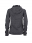 Damen Kapuzenjacke aus Strickfleece in Melangeoptik