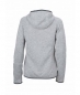 Damen Kapuzenjacke aus Strickfleece in Melangeoptik