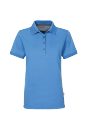 Damen Poloshirt Cotton-Tec, 185g/m² - Malibu blau